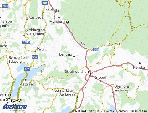 MICHELIN Lengau map - ViaMichelin