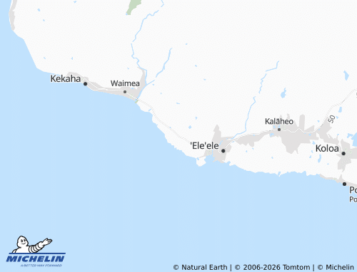 Mapa MICHELIN Kaumakani - ViaMichelin
