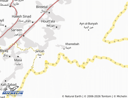 Mapa MICHELIN Khareebah - ViaMichelin