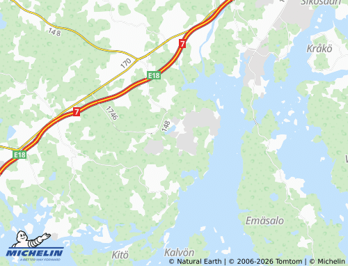 MICHELIN-Landkarte Kilpilahti - ViaMichelin