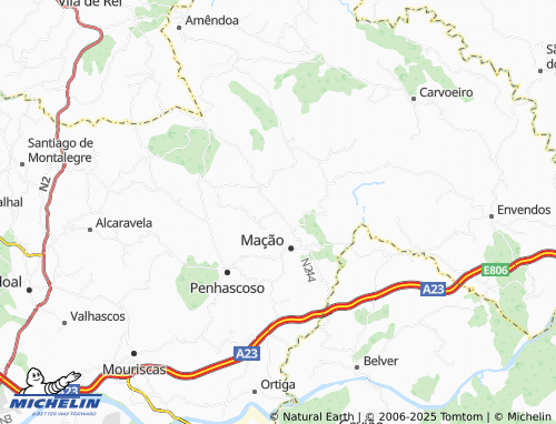 Mapa MICHELIN Vale de São Domingos - ViaMichelin