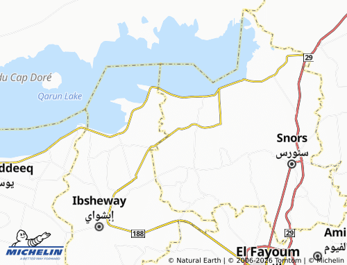 Mappa MICHELIN Ezbat Waleedah - ViaMichelin