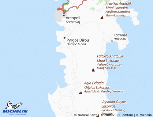 MICHELIN Dryalos map - ViaMichelin