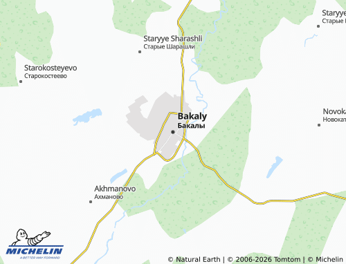 MICHELIN-Landkarte Bakaly - ViaMichelin
