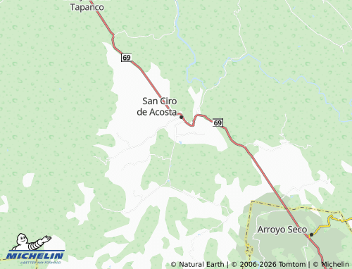 Mapa MICHELIN de Santiago - ViaMichelin