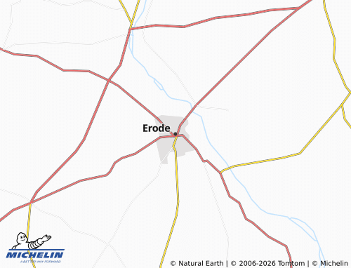 Mappa MICHELIN Erode - ViaMichelin