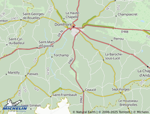 MICHELIN-Landkarte La Fosse Roger - ViaMichelin