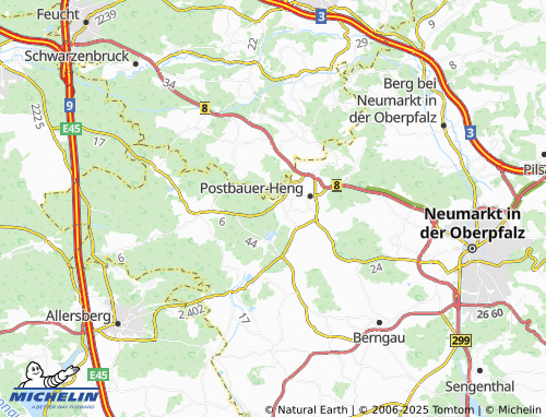 MICHELIN Brandmühle map - ViaMichelin