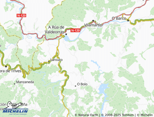 MICHELIN-Landkarte O Seixo (Santo Anxo) - ViaMichelin