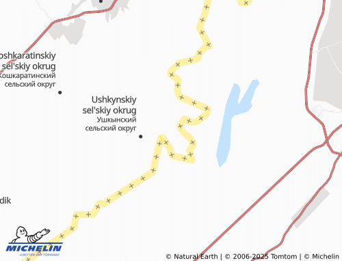 MICHELIN Koralas map - ViaMichelin