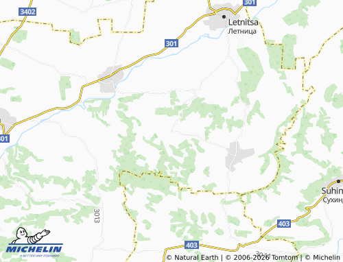 Carte MICHELIN Karpachevo - ViaMichelin