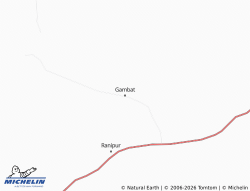MICHELIN Gambat map - ViaMichelin