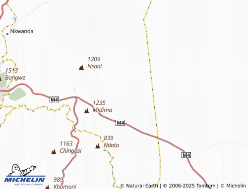 MICHELIN Namitambo map - ViaMichelin