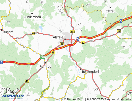 Mapa MICHELIN Altenburg - ViaMichelin