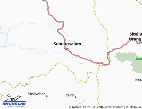 Mapa MICHELIN Penanggalan - ViaMichelin