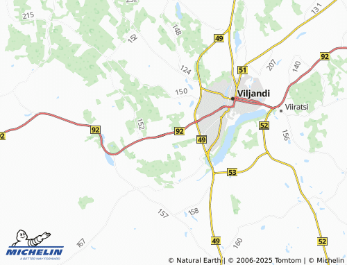 MICHELIN Pinska map - ViaMichelin