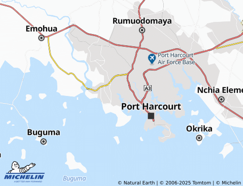 MICHELIN Oroakwo Village map - ViaMichelin
