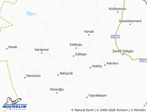 Mapa MICHELIN Gültepe - ViaMichelin