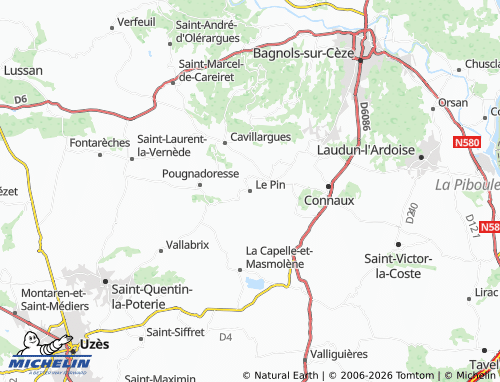 MICHELIN Le Pin map - ViaMichelin