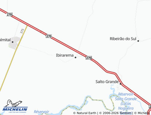 Mapa MICHELIN Ibirarema - ViaMichelin