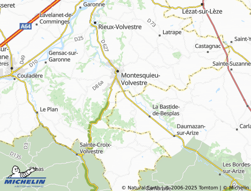 Carte MICHELIN Thouars-sur-Arize - ViaMichelin