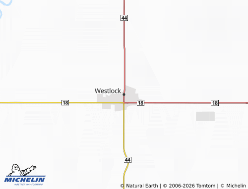 MICHELIN-Landkarte Westlock - ViaMichelin