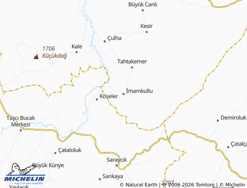 MICHELIN İmamkullu map - ViaMichelin