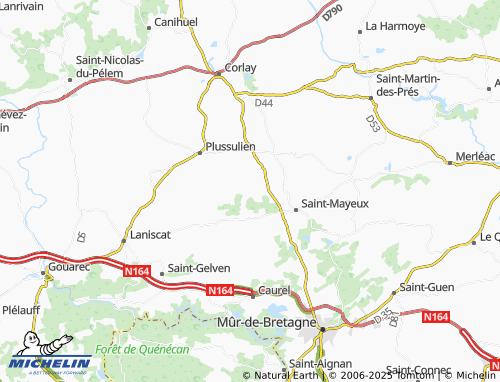 Mappa MICHELIN Kertanguy - ViaMichelin