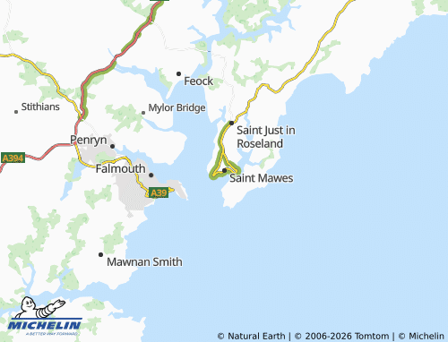 Carte MICHELIN Saint Mawes - ViaMichelin