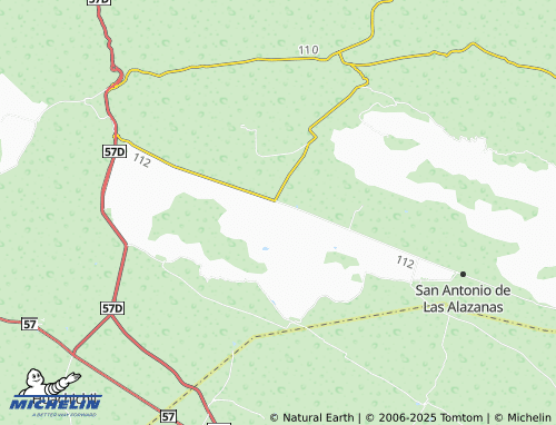 MICHELIN Valles de San Antonio map - ViaMichelin