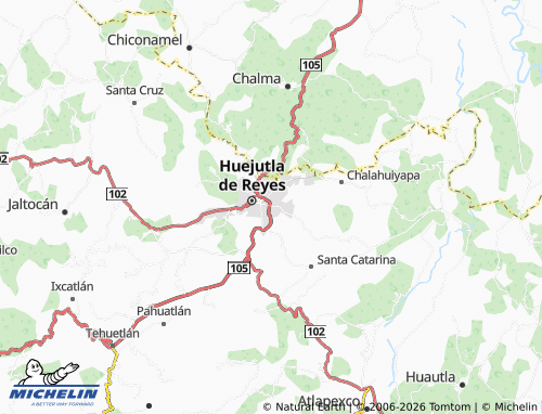 Mapa MICHELIN Guerrero - ViaMichelin