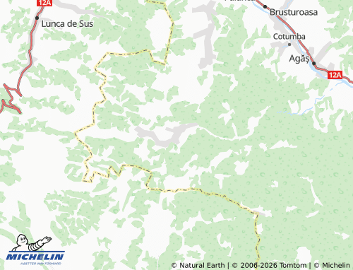 Carte MICHELIN Coșnea - ViaMichelin