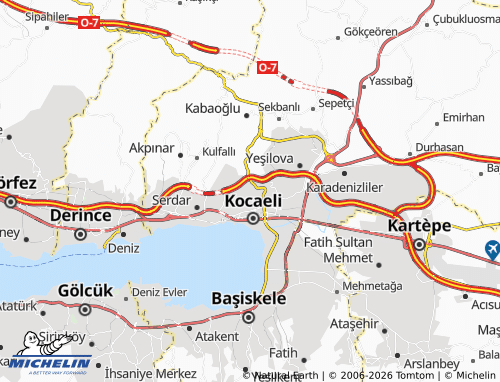 Mappa MICHELIN Orhan - ViaMichelin