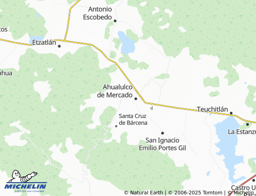 MICHELIN-Landkarte Emiliano Zapata - ViaMichelin