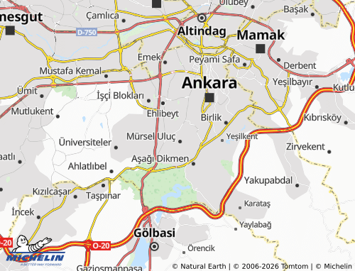 MICHELIN Malazgirt map - ViaMichelin