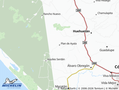 Mapa MICHELIN Plan de Ayala - ViaMichelin