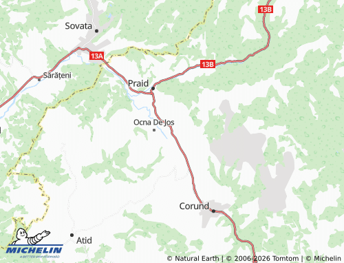 Mappa MICHELIN Ocna De Sus - ViaMichelin