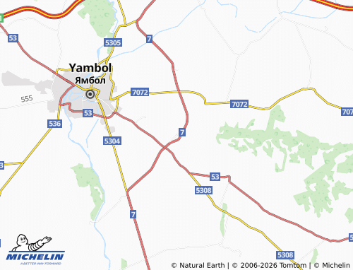 Mappa MICHELIN Kozarevo - ViaMichelin