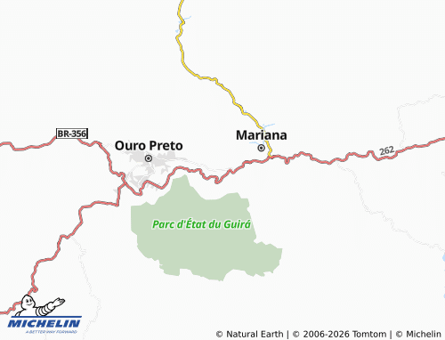 Carte MICHELIN Passagem de Mariana - ViaMichelin