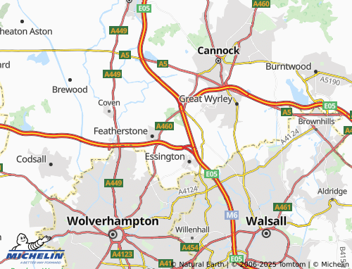 Mapa MICHELIN Hilton Park - ViaMichelin