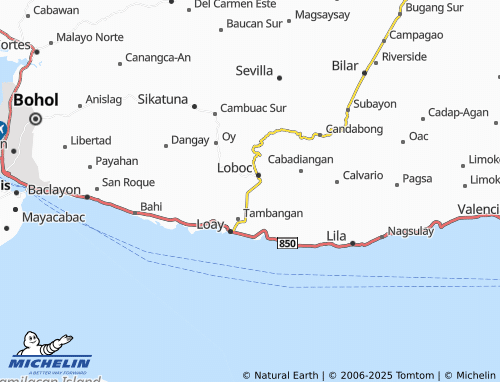 MICHELIN Camayaan map - ViaMichelin