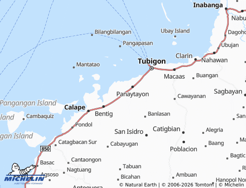 Mappa MICHELIN Abucayan Norte - ViaMichelin
