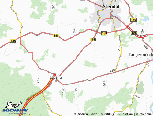 MICHELIN Buchholz map - ViaMichelin