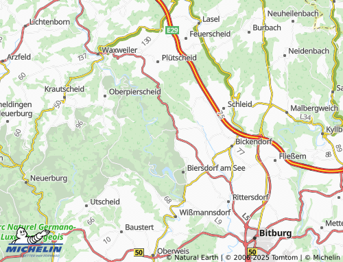 MICHELIN-Landkarte Oberweiler - ViaMichelin