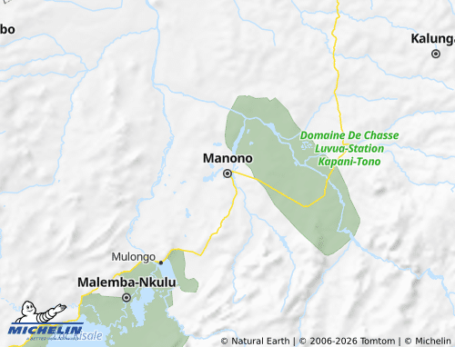 Mapa MICHELIN Manono - ViaMichelin