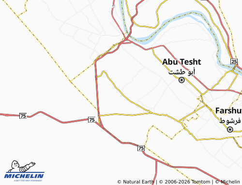 Mappa MICHELIN al-Nawahid - ViaMichelin
