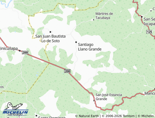 MICHELIN Del Tamarindo map - ViaMichelin