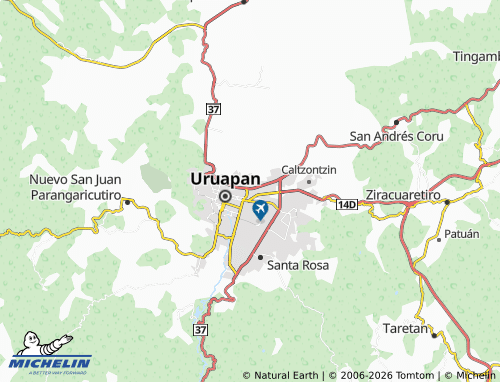 Mapa MICHELIN Lomas del Valle Sur - ViaMichelin