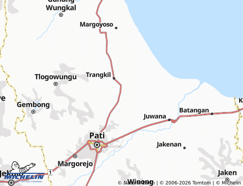 MICHELIN Wedarijaksa map - ViaMichelin