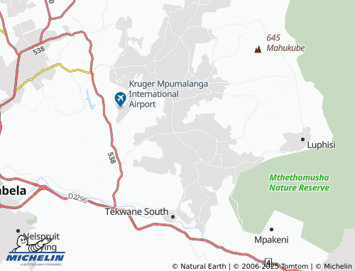 MICHELIN-Landkarte Nyamazaneni - ViaMichelin
